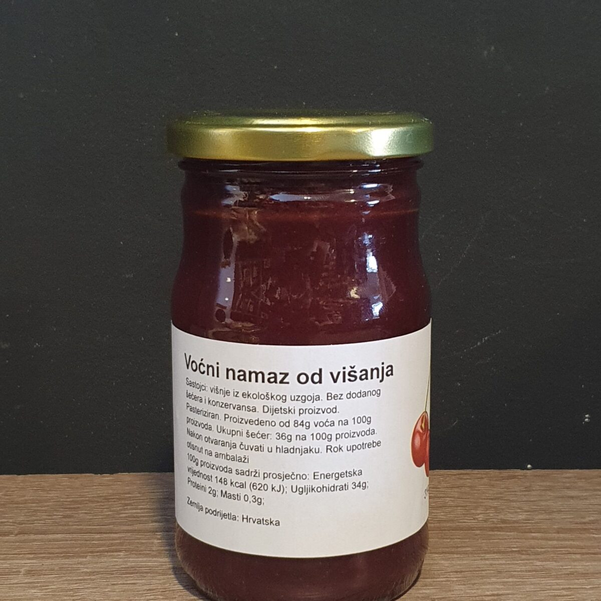 voćni namaz od višanja  EKO      314 g